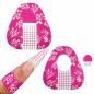 Preview: Plantillas de uñas oval rosa 500 piezas FO-20