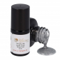 Preview: 6 ml Gel UV Quick Finish Bouteille pinceau - Silver Dust