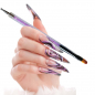 Preview: Spot Swirl Dotting Tool & Gelpinsel aus Rotmarderhaar - Rounded 2in1
