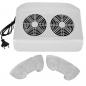 Preview: Dust extractor for nail modelling with two fans SM858-3 - White