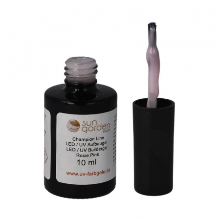 10 ml UV build-up gel Rosie Pink - brush bottle