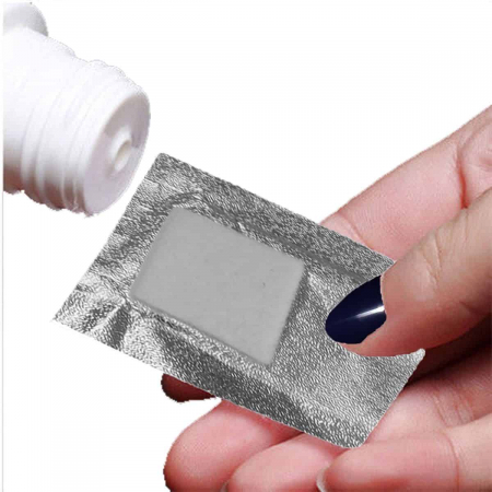 UV nail polish remover pads 100 pieces