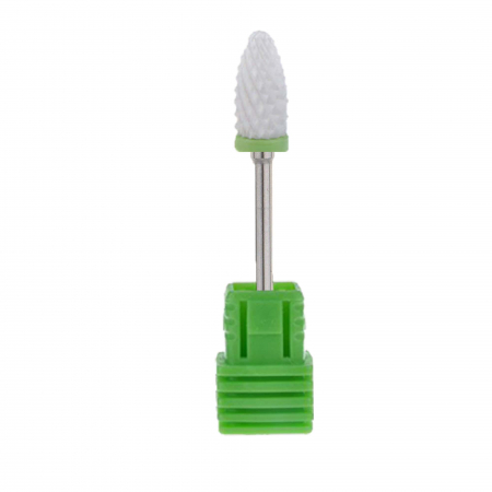 Ceramic bit green AQ404 - coarse - nail cutter bit, nail drill bit for nail cutters