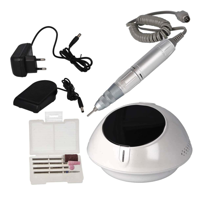 Nail cutter JMD-207 mother-of-pearl white - Nail salon cutter