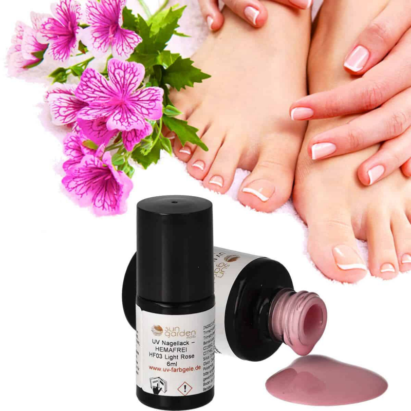 Esmalte de uñas UV 6ml - SIN HEMA - Tonos rosa y morado