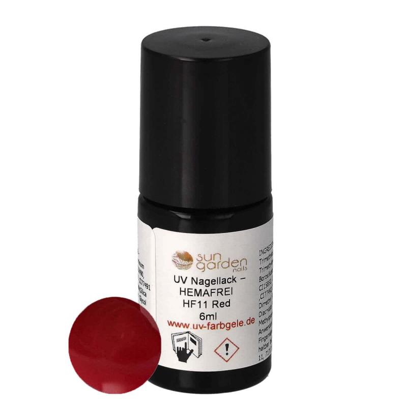 Esmalte de uñas UV 6ml - SIN HEMA - Tonos rojos