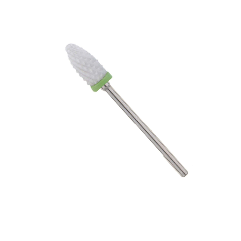 Ceramic bit green AQ404 - coarse - nail cutter bit, nail drill bit for nail cutters