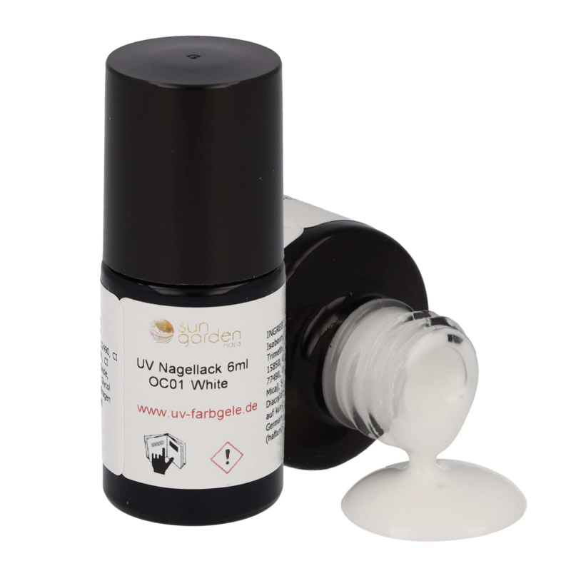 Vernis à ongles UV 6ml - One Coat Line - nuances noires et blanches