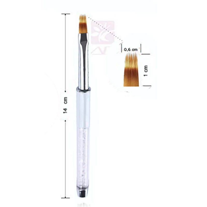 Nail art gel brush made from real hair - Ombre brush
