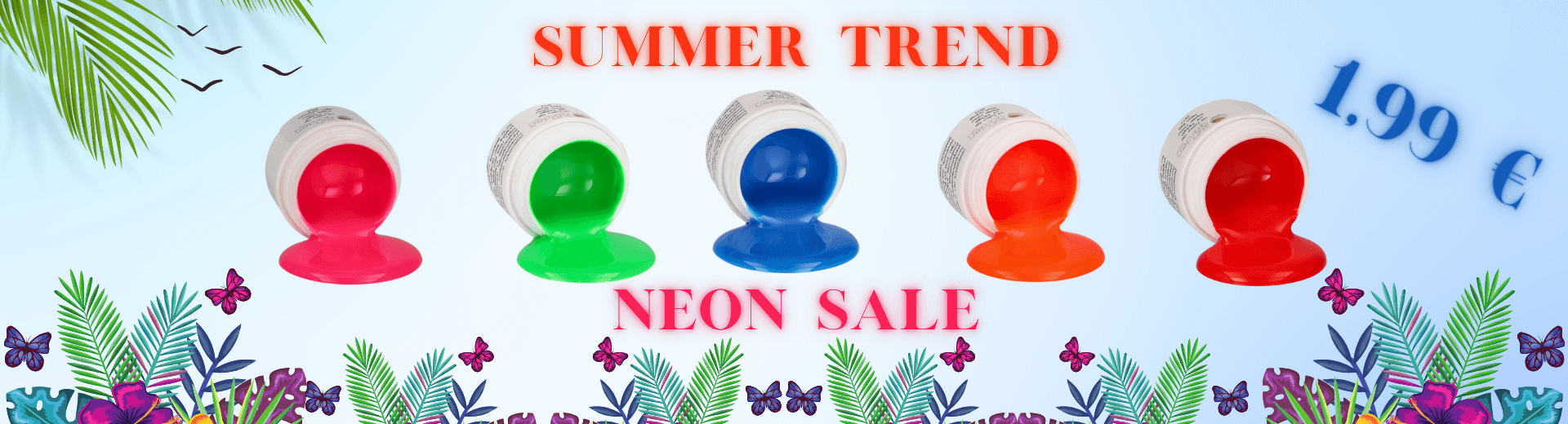 Sale UV Master Color Gels - Neon Colours